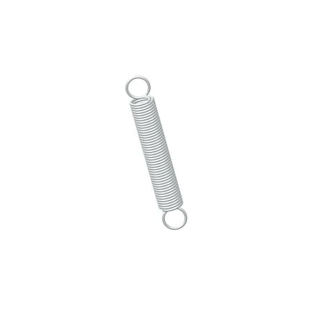 Extension Spring, O= .420, L= 2.75, W= .045